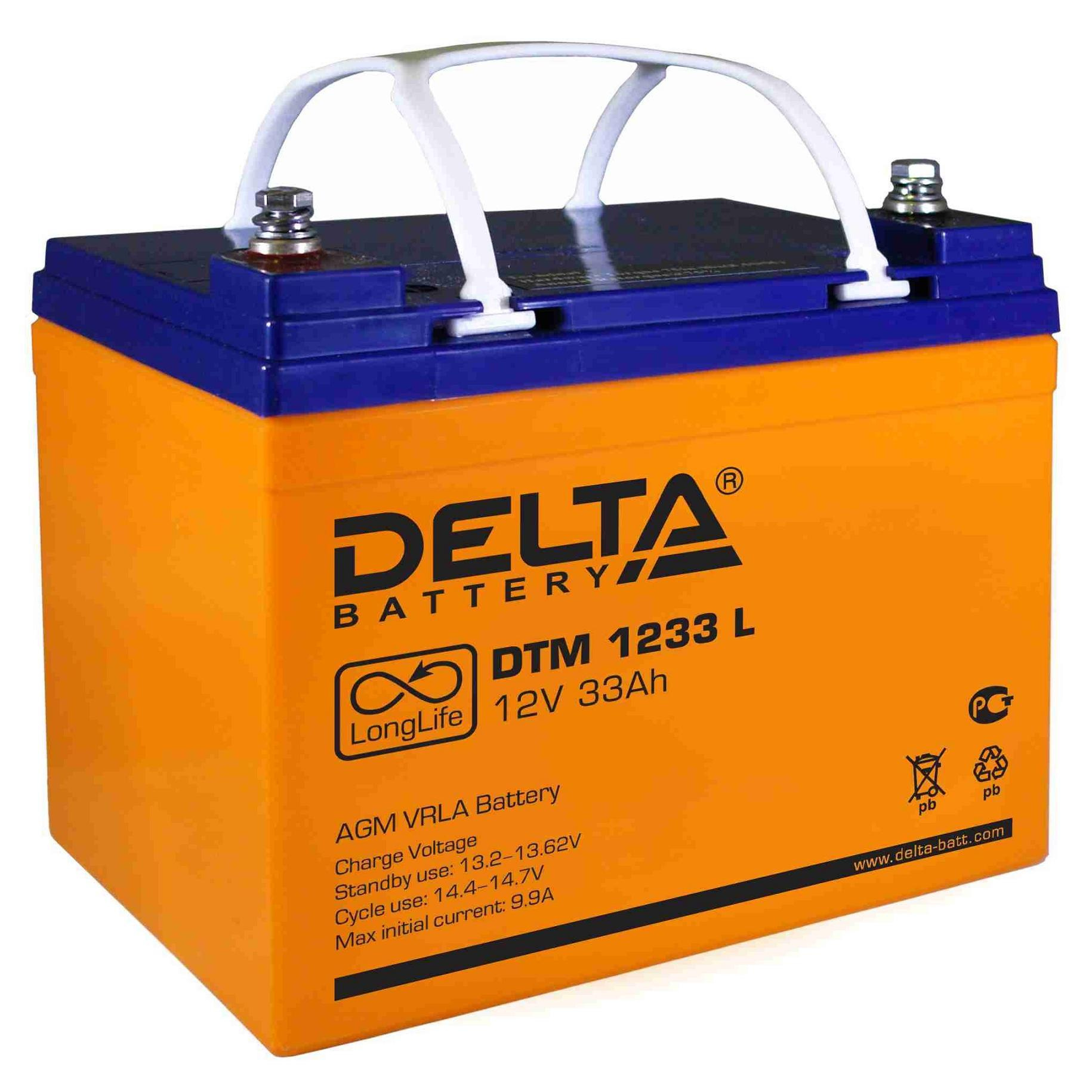 Аккумулятор Delta DTM 1233 L