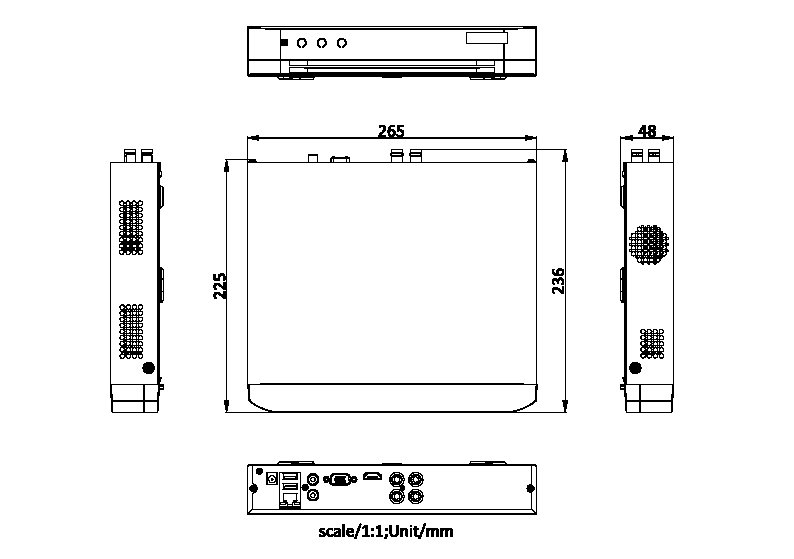 HikVision iDS-7204HQHI-M1/FA(C) Видеорегистратор Гибридный