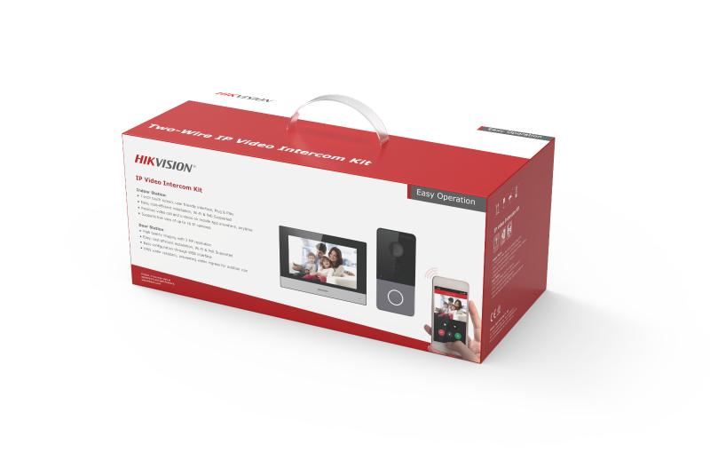 HikVision DS-KIS603-P(C) Комплект видеодомофона 