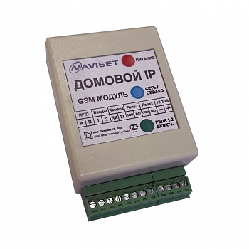 Naviset ДОМОВОЙ IP DIN 15000 4G LTE Модуль GSM управления воротами и шлагбаумами