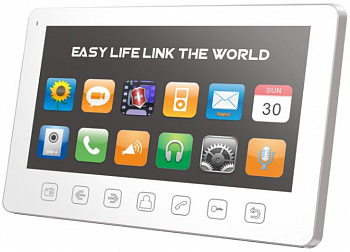 Tantos Prime Slim (white) Видеодомофон