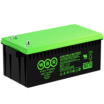 WBR GPC12-200-2 Аккумулятор
