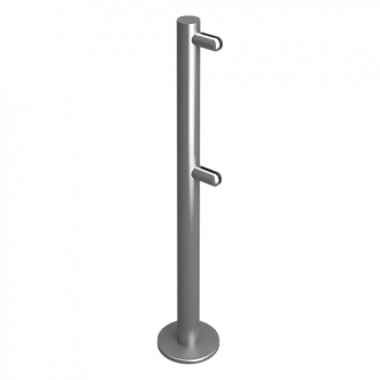 OXGARD под стекло односторонняя H=400 мм Стойка ограждения 