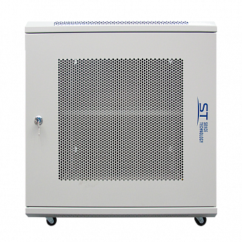 Space Technology ST-NCP12U600 (СЕРЫЙ) С ПОЛКОЙ Шкаф телекоммуникационный