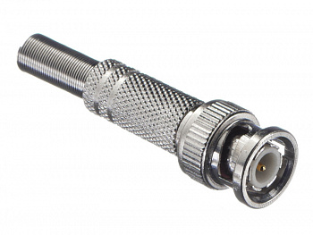 Netko Коннектор BNC под винт с пружиной, цинк Optima