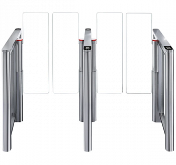 PERCo-STD-11 (SDС-11S) (ATG-475) Центральная секция с крышкой из стали и резины + створки 475 мм