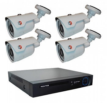 Hunter AHD KIT-4/1 Комплект видеонаблюдения на 4 камеры 1Mp