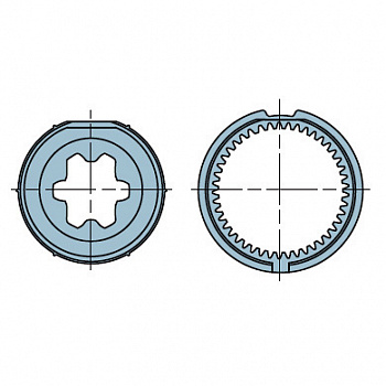 NICE 515.16300 Адаптер для круглого вала