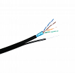 Space Technology FTP CAT 5E CU 4x2x0,50 CU PE ВНЕШ С ТРОСОМ(МЕДНЫЙ)