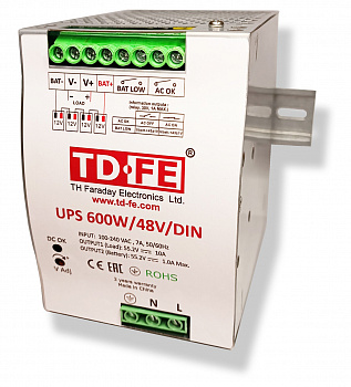 FARADAY UPS 600W/48V/DIN Блок бесперебойного питания