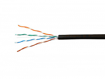 Skynet Кабель Premium UTP4 cat.5е, одножильный, 305м, Cu черный