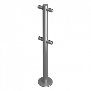 OXGARD под стекло i-образная H=400 мм Стойка ограждения 