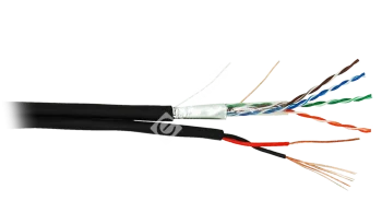 NETLAN EC-UF004-5E-PC050-PE-BK Кабель F/UTP 4 пары