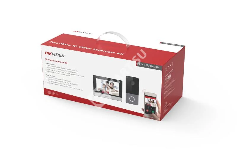 HikVision DS-KIS603-P(C) Комплект видеодомофона 
