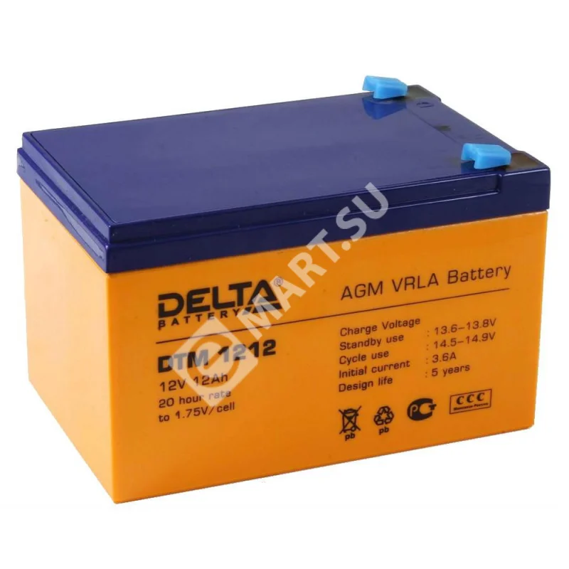 Аккумулятор Delta DTM 1212