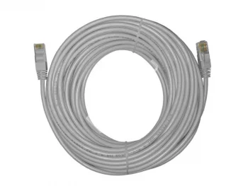 Netko Патч-корд UTP4 cat.5e, 15.0м, литой коннектор, серый, CKC