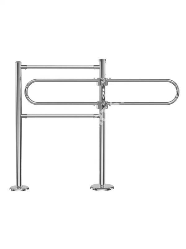 Ростов-Дон Р31М лв ХРОМ Полуростовой роторный турникет