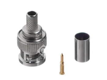 Netko Коннектор BNC для RG-59, цинк/медь, для обжимного инструмента Optima