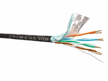 LC Кабель FTP4 cat.5e, одножильный, экранированный, 305м, Cu, для наружных работ