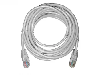 Netko Патч-корд UTP4 cat 5е, 5,0м, BC, LSZH, серый, литой коннектор Optima