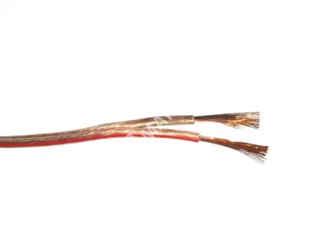 Netko Кабель акустический 2*1.0мм2 (56*0.15мм) CCA, 100м, пластиковая катушка, прозрачный Optima