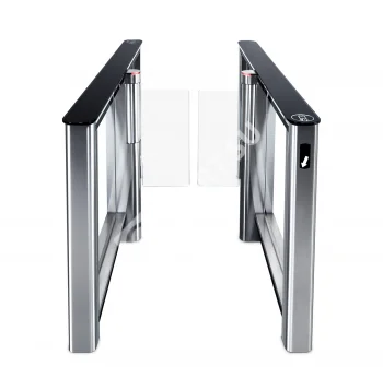 PERCo-ST-01 Турникет с крышками из стекла с центральной вставкой со створками 425 мм