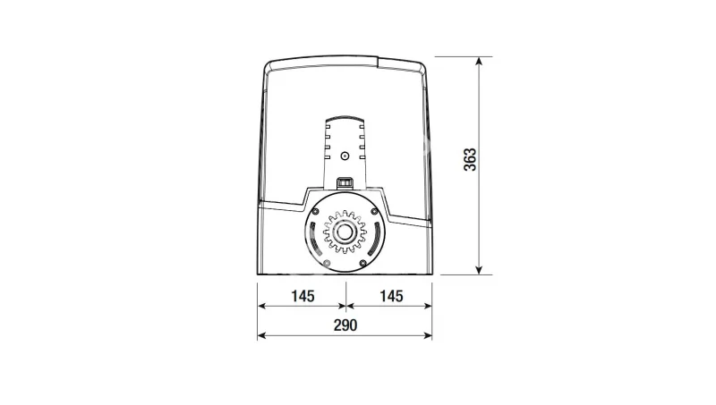CAME BXV10AGS Привод для откатных ворот