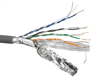 Netko Кабель FTP4 cat.5е, одножильный, 305м, Cu, нг(А)-HF LSZH, Проходит Fluke тест, серый Silver